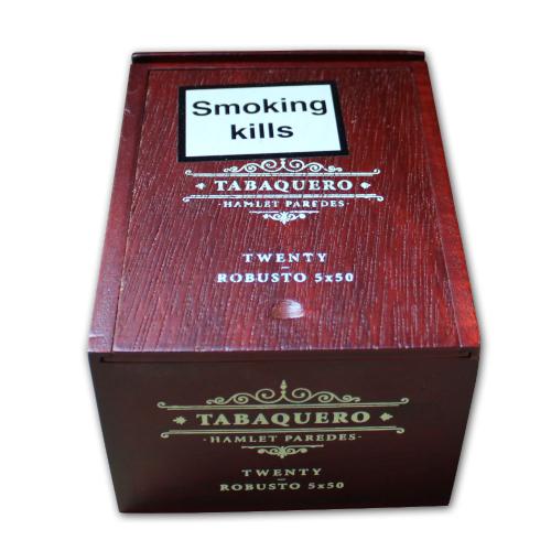 JANUARY SALE - Rocky Patel Tabaquero Hamlet Paredes Robusto Cigar - Box of 20